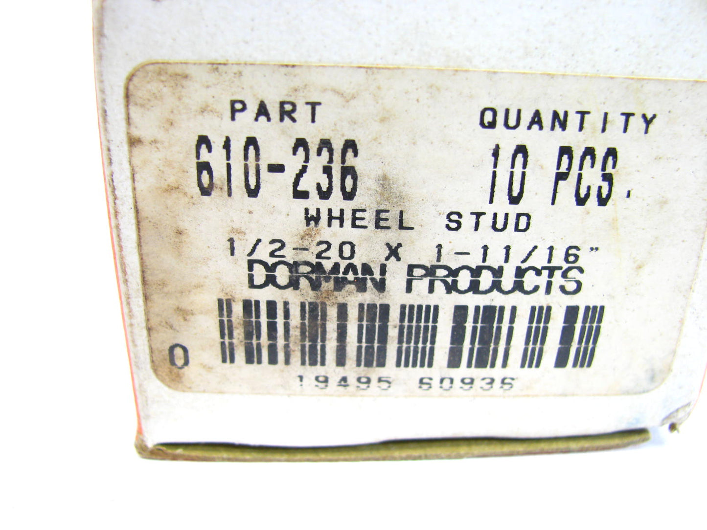 (10) Dorman 610-236 Wheel Lug Studs - Front