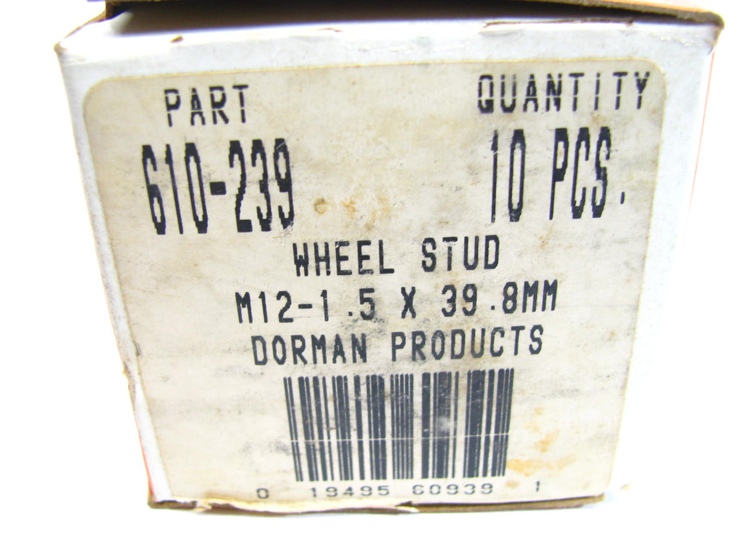 (10) Dorman 610-239 Wheel Lug Studs - Front