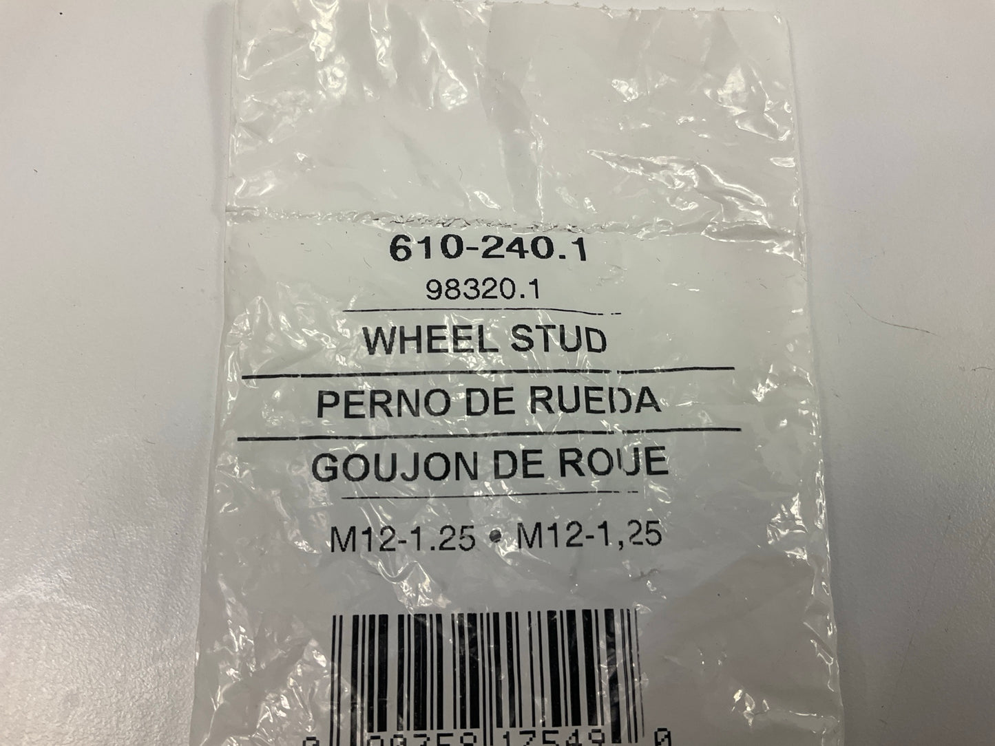 (10) Dorman 610-240 Wheel Lug Studs