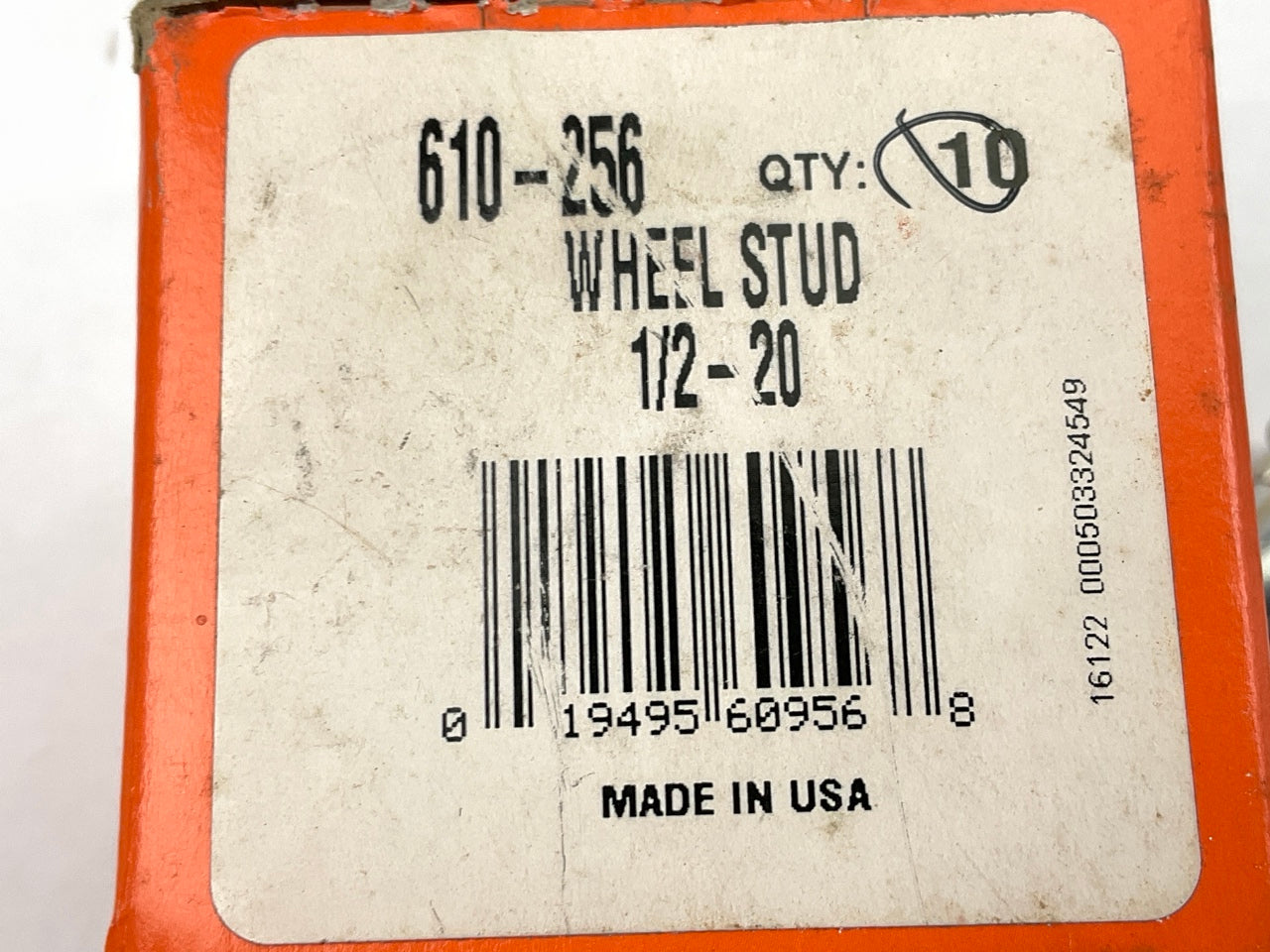 (10) Dorman 610-256 Wheel Lug Stud