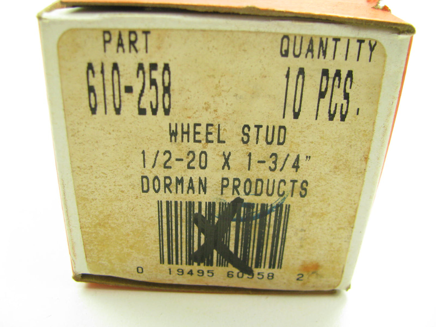 (10) Dorman 610-258 Wheel Lug Studs - Front / Rear