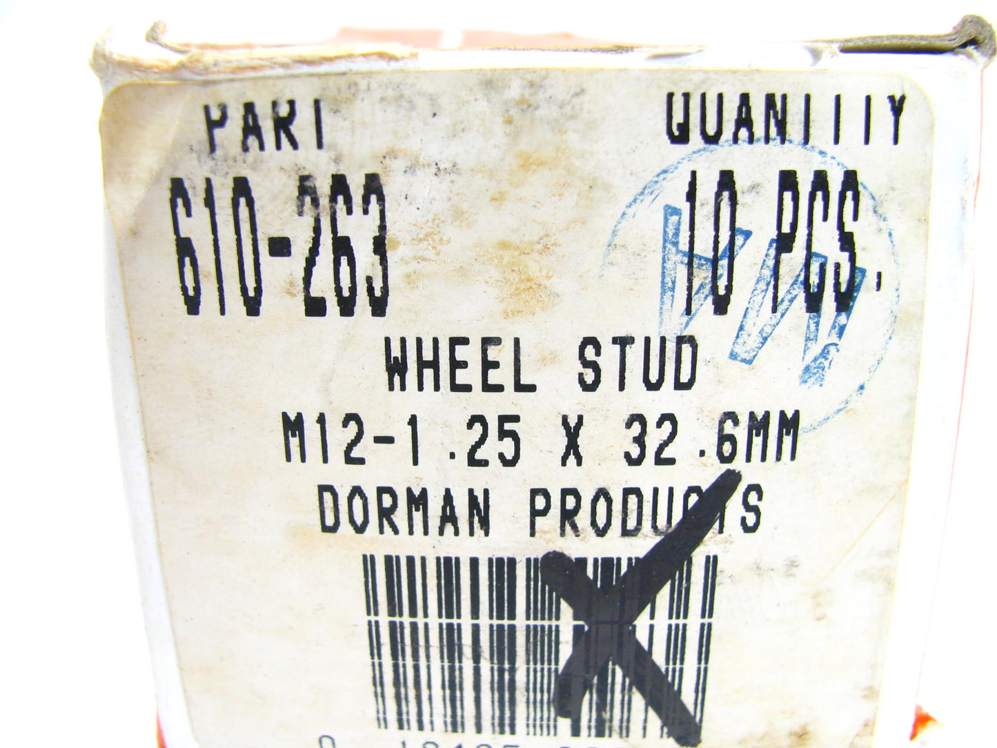 (10) Dorman 610-263 Front Wheel Lug Studs For 1979-83 Spirit 1984-86 Stanza