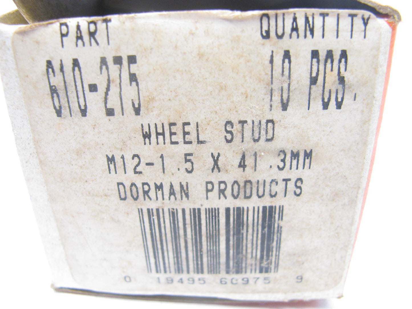 (10) Dorman 610-275 Wheel Lugs Studs - Front / Rear