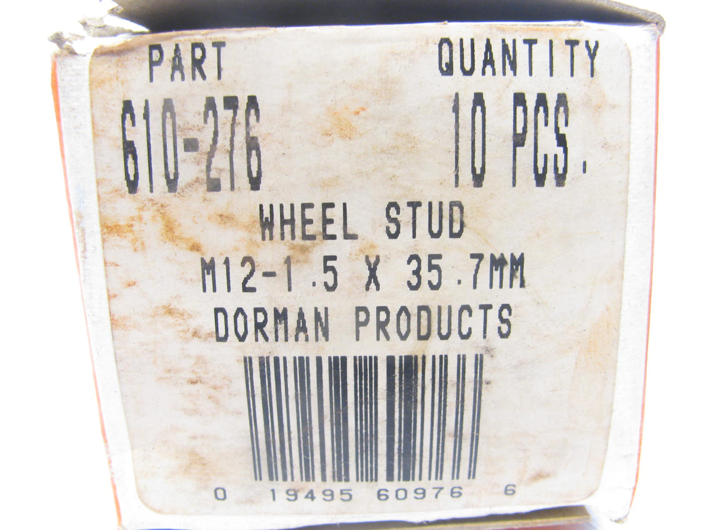 (10) Dorman 610-276 Wheel Lug Studs - Front / Rear