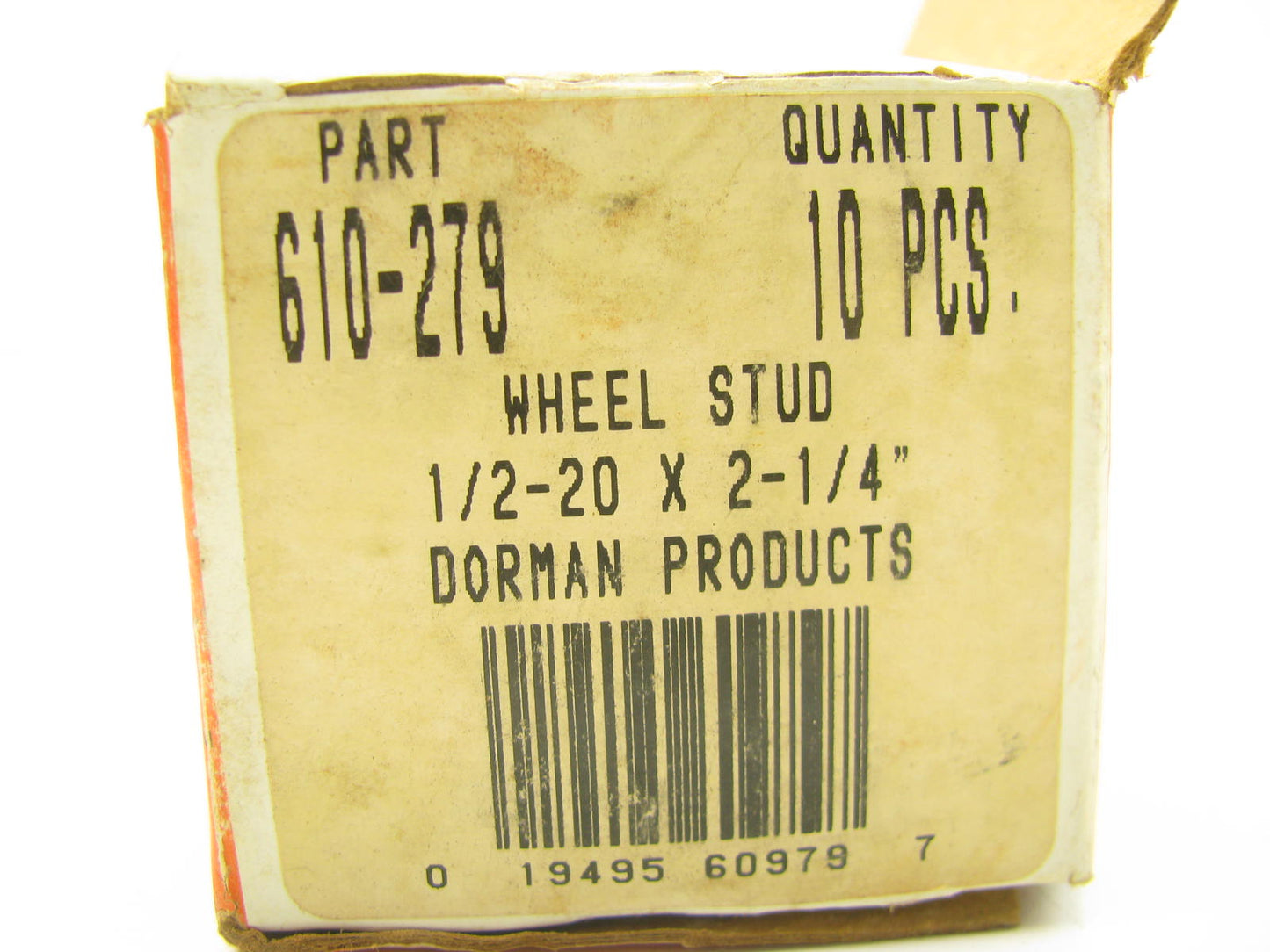 (10) Dorman 610-279 Wheel Lug Studs - Front / Rear