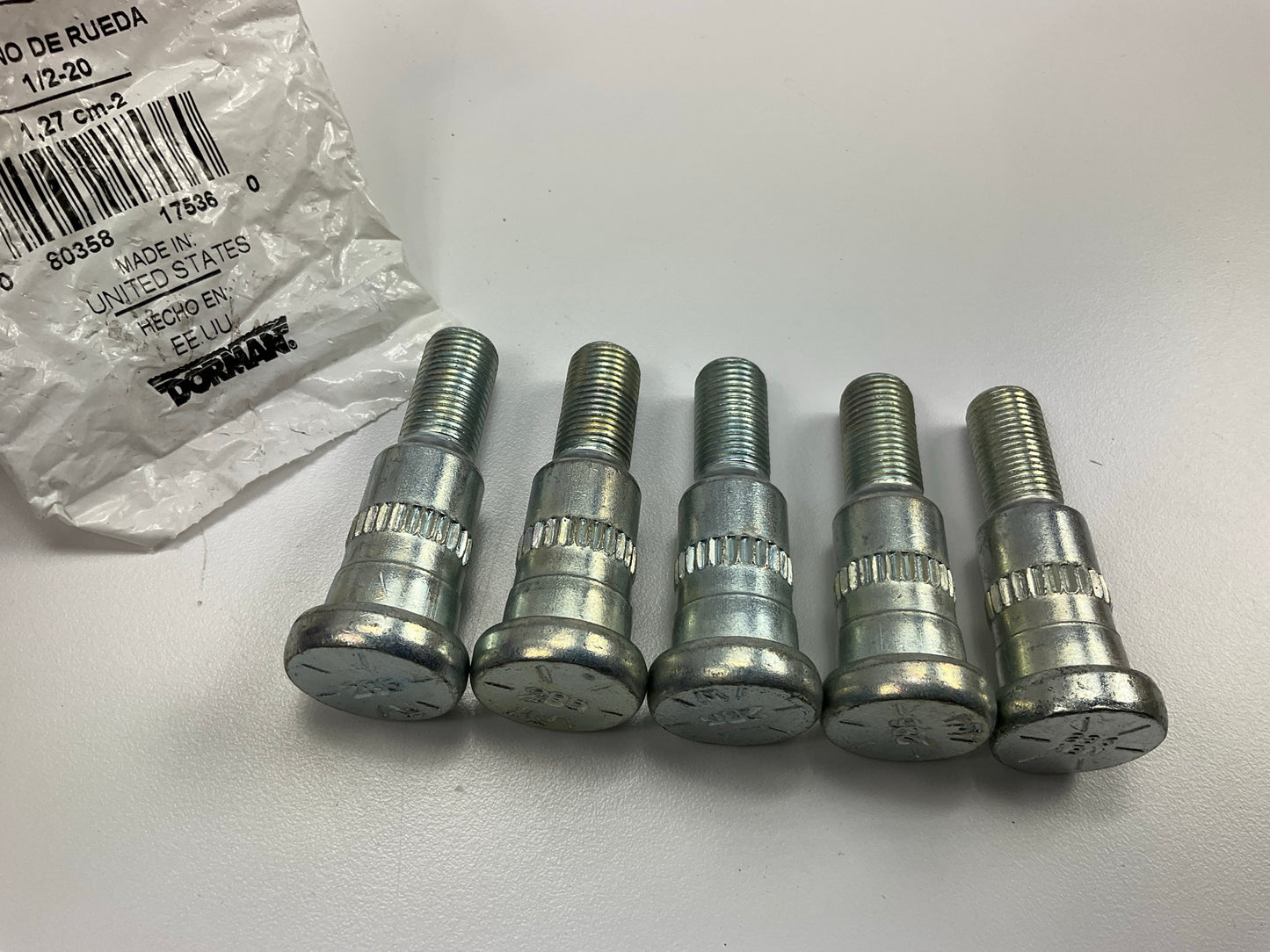 (5) Dorman 610-286 Wheel Lug Studs