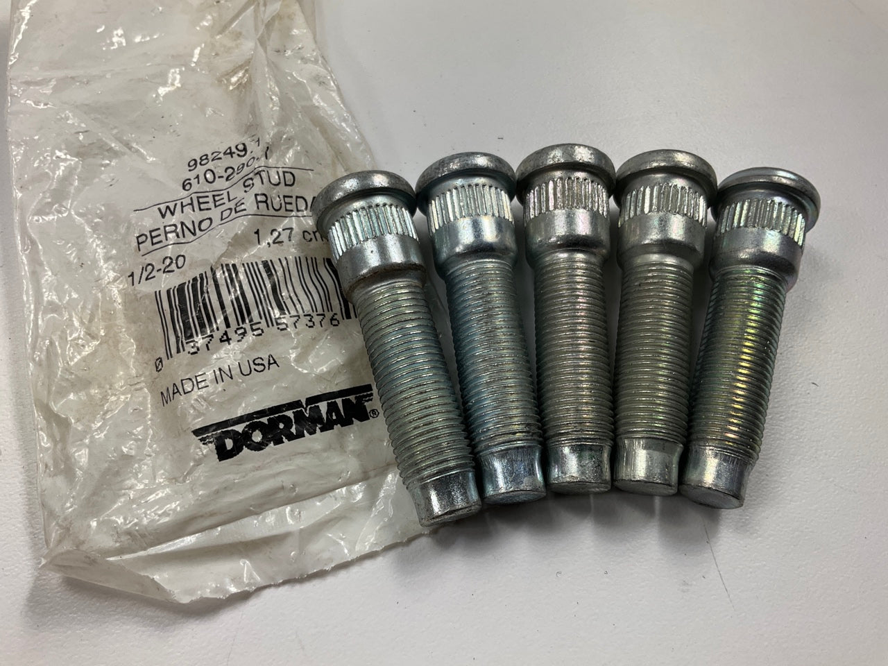 (5) Dorman 610-290 Wheel Lug Studs