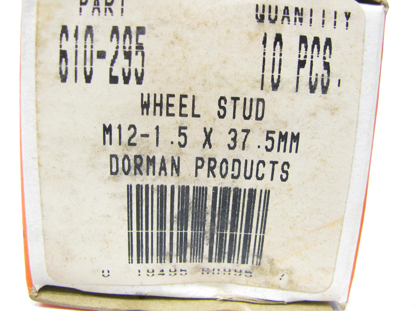 (10) Dorman 610-295 Wheel Lug Studs - Front / Rear