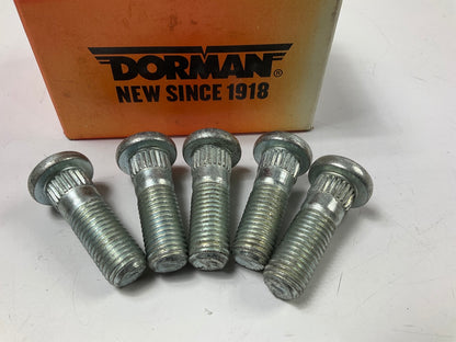 (5) Dorman 610-295 M12-1.50 Serrated Wheel Lugs Studs - FRONT / REAR