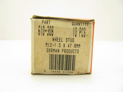 (10) Dorman 610-306 Wheel Lug Studs - Front