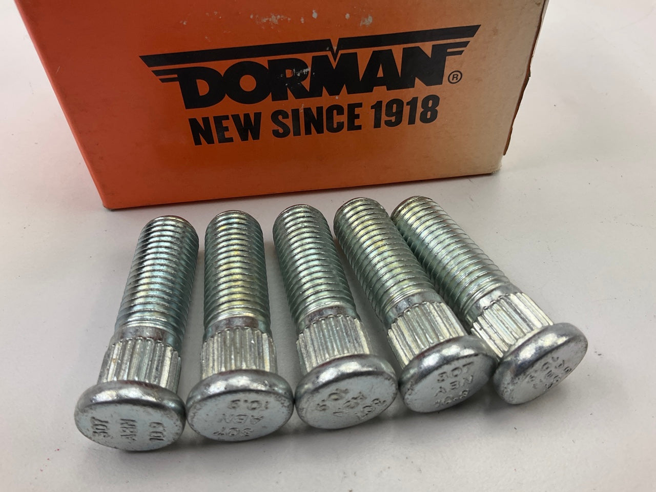 (5) Dorman 610-307 M12-1.50 Serrated Wheel Lugs Studs - FRONT / REAR