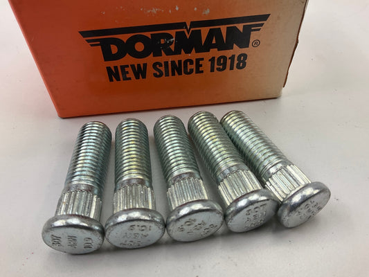 (5) Dorman 610-307 M12-1.50 Serrated Wheel Lugs Studs - FRONT / REAR