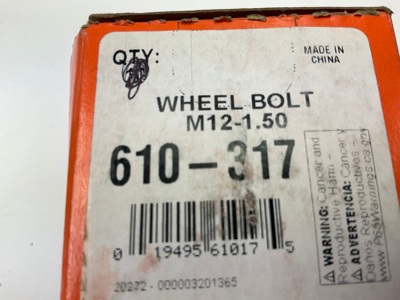 (5) Dorman 610-317 Wheel Lug Bolt