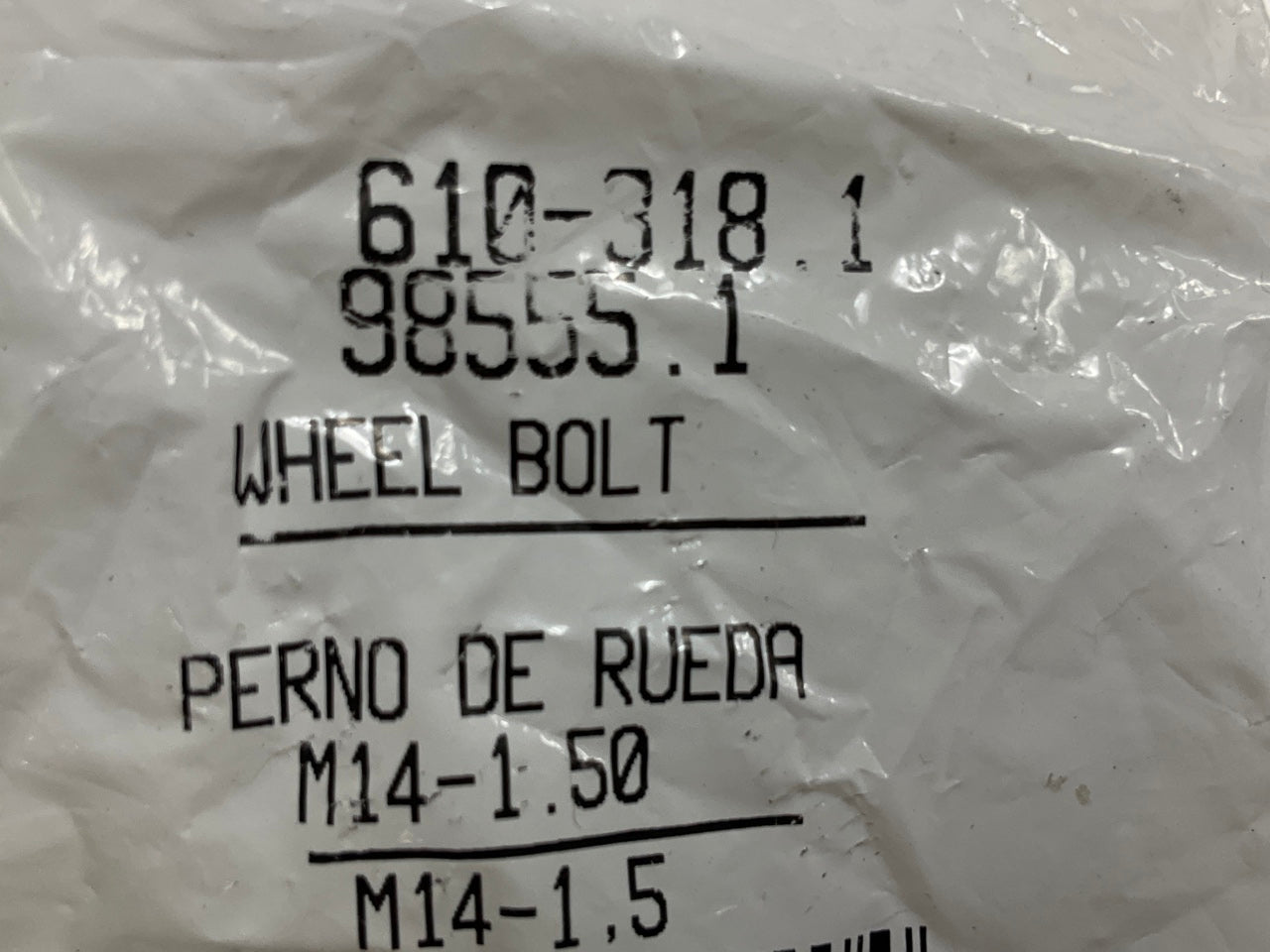 (10) Dorman 610-318 Wheel Lug Bolts