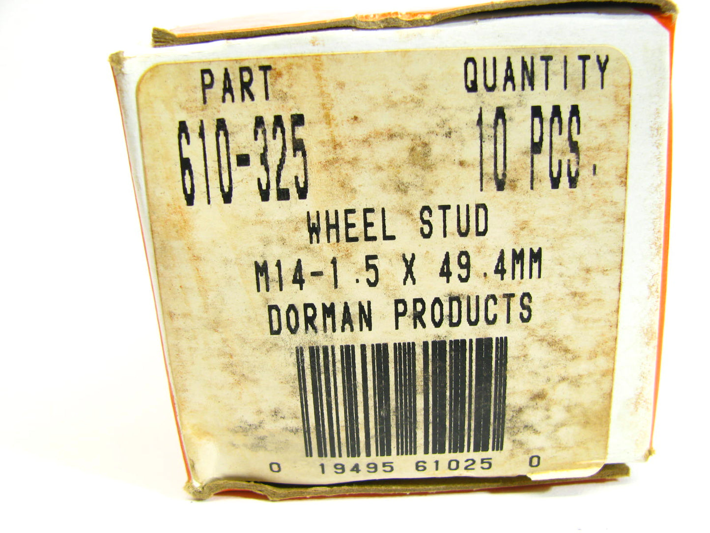 (10) Dorman 610-325 Wheel Lug Studs - Rear