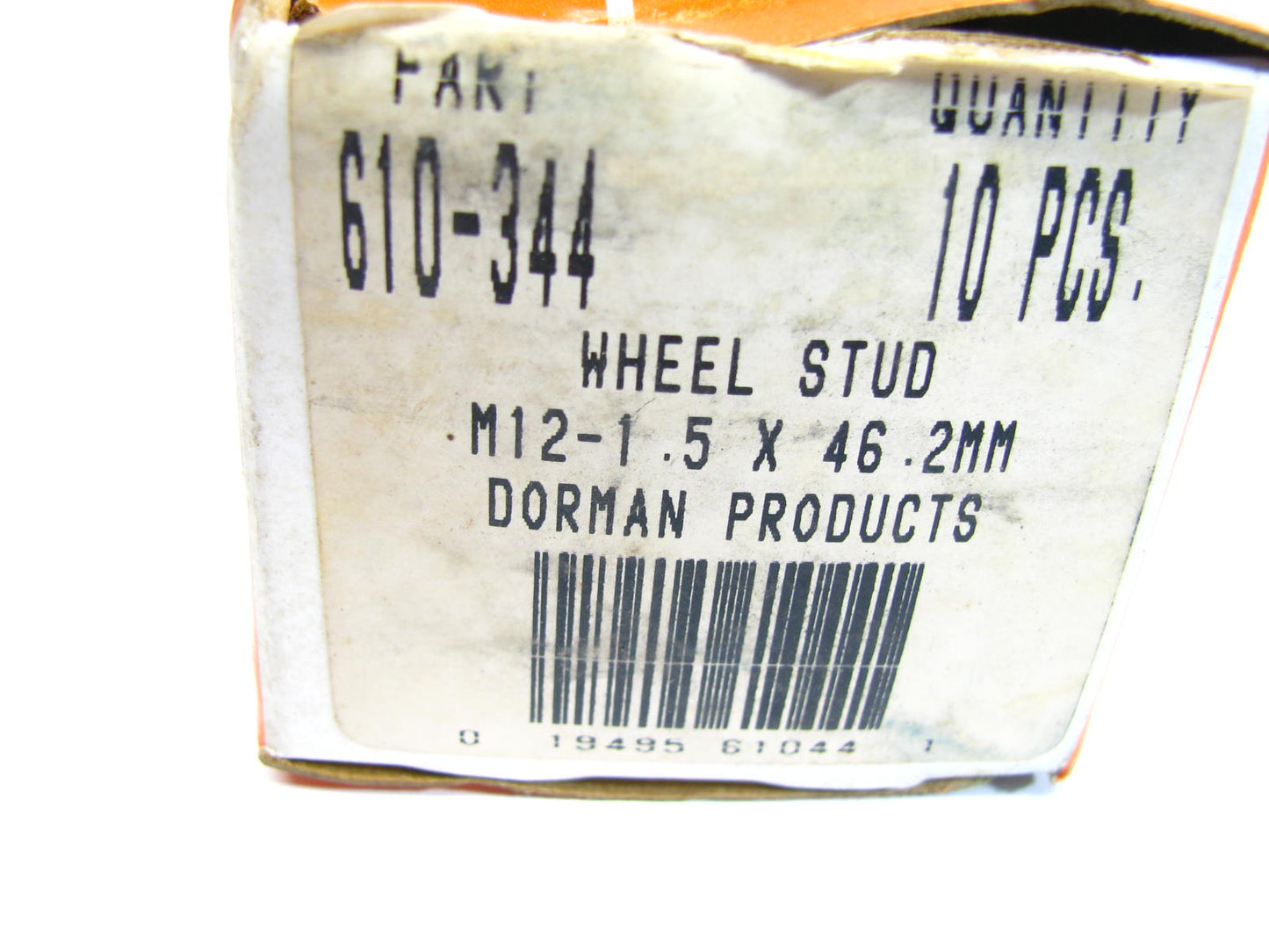 (10) Dorman 610-344 Wheel Lug Studs - Rear