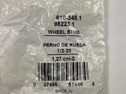 Dorman 610-345 1/2-20 Serrated Wheel Lug Stud - .570 In. Knurl, 1-7/8 In. Length