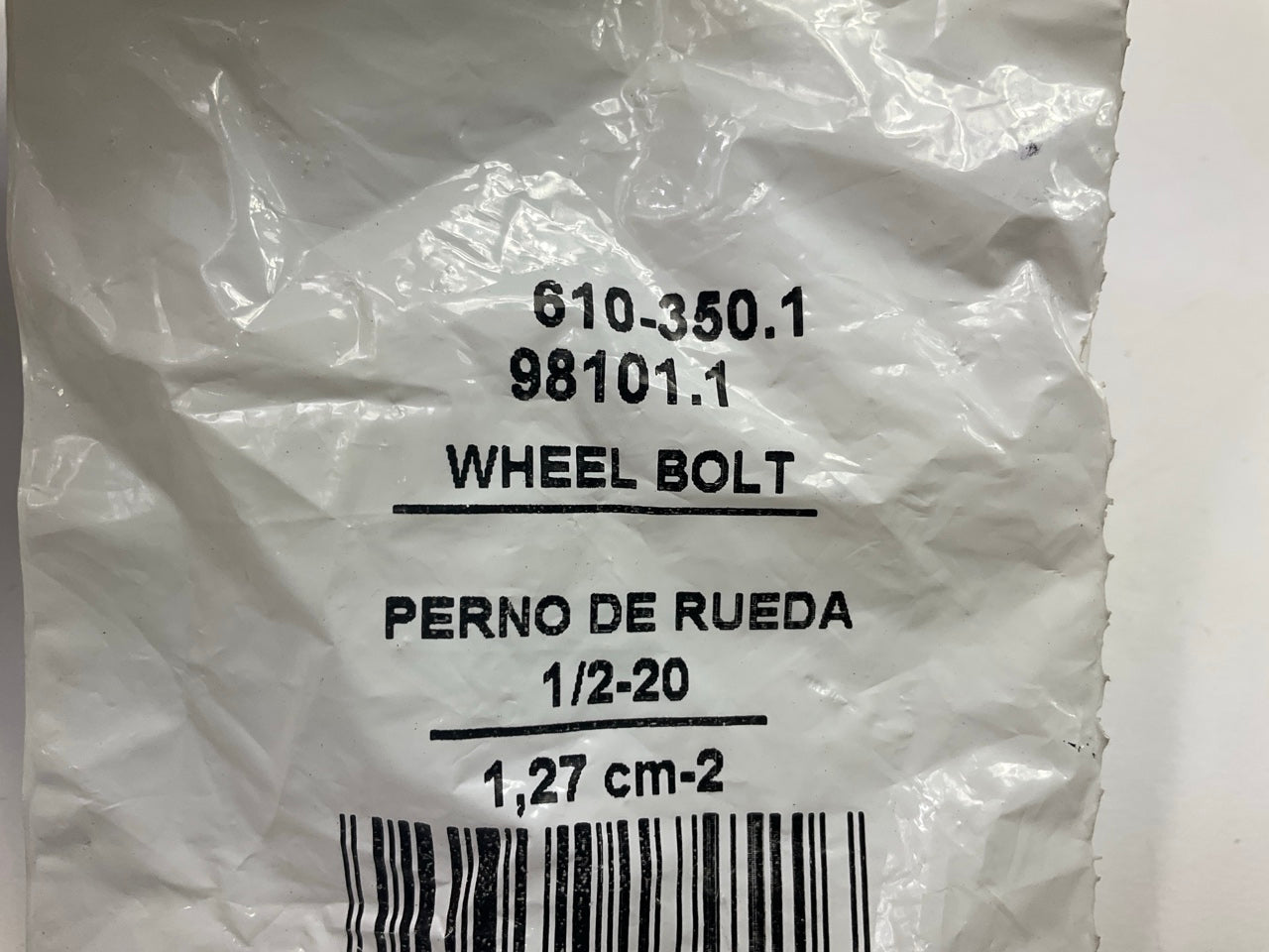 (10) Dorman 610-350 Wheel Lug Bolt, 1/2-20, 3/4 In. Hex, 1 In. Length