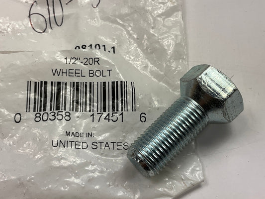 Dorman 610-350 Wheel Lug Bolt, 1/2-20, 3/4 In. Hex, 1 In. Length