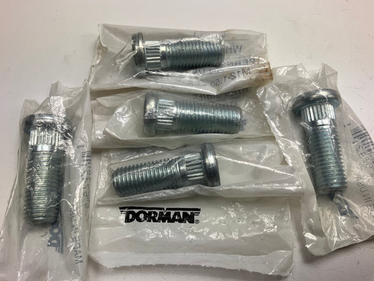 (5) Dorman 610-362 - M12-1.50 Serrated Wheel Lugs -  12.30mm Knurl, 34mm Length