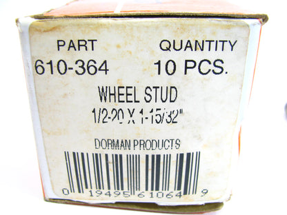 (10) Dorman 610-364 Wheel Lug Studs - Rear