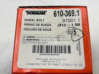 (5) Dorman 610-369 Wheel Lug Studs