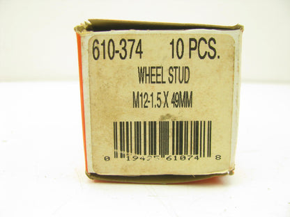 (10) Dorman 610-374 Wheel Lug Studs - Front