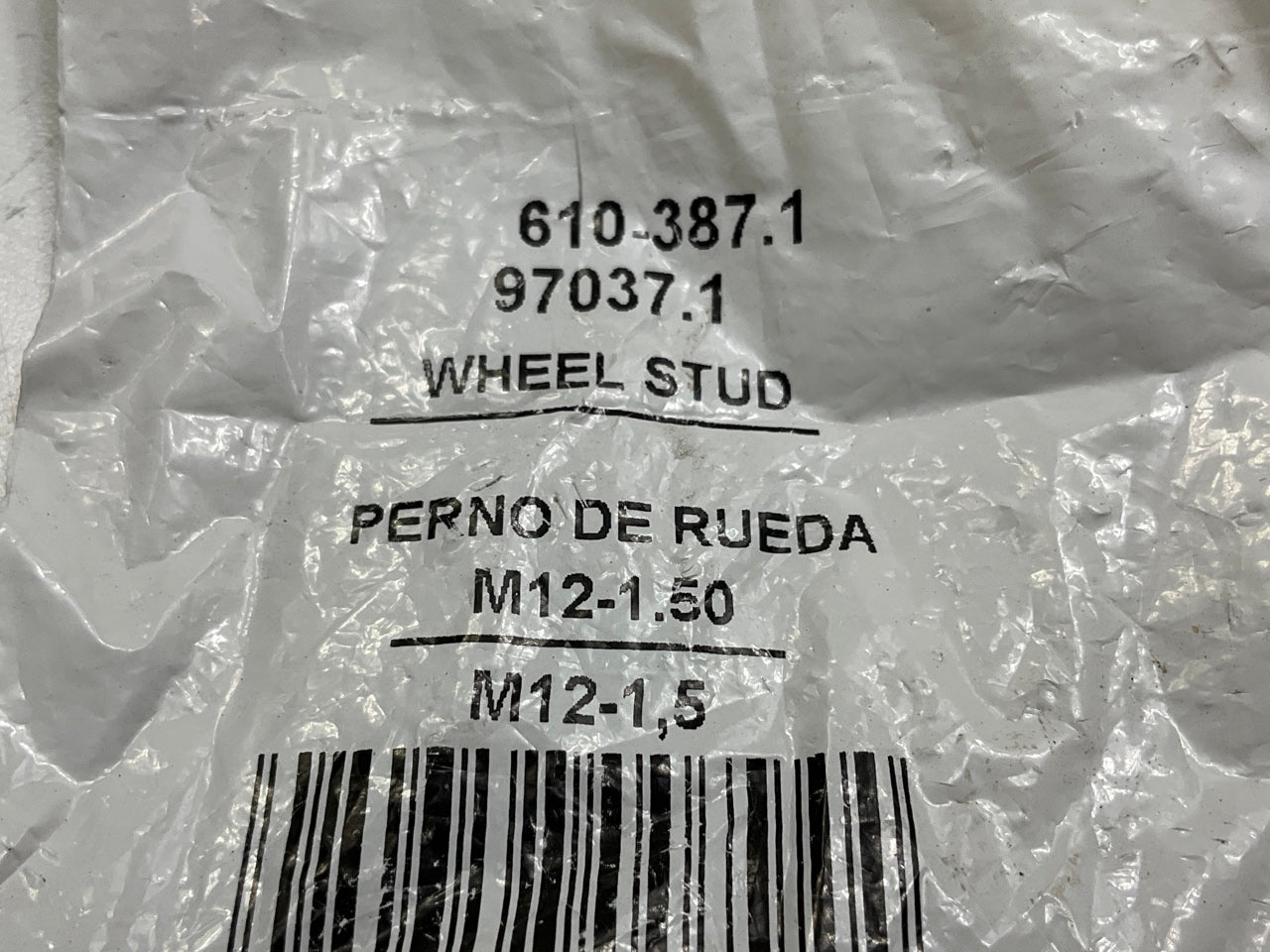 (10) Dorman 610-387 Rear Wheel Lug Studs