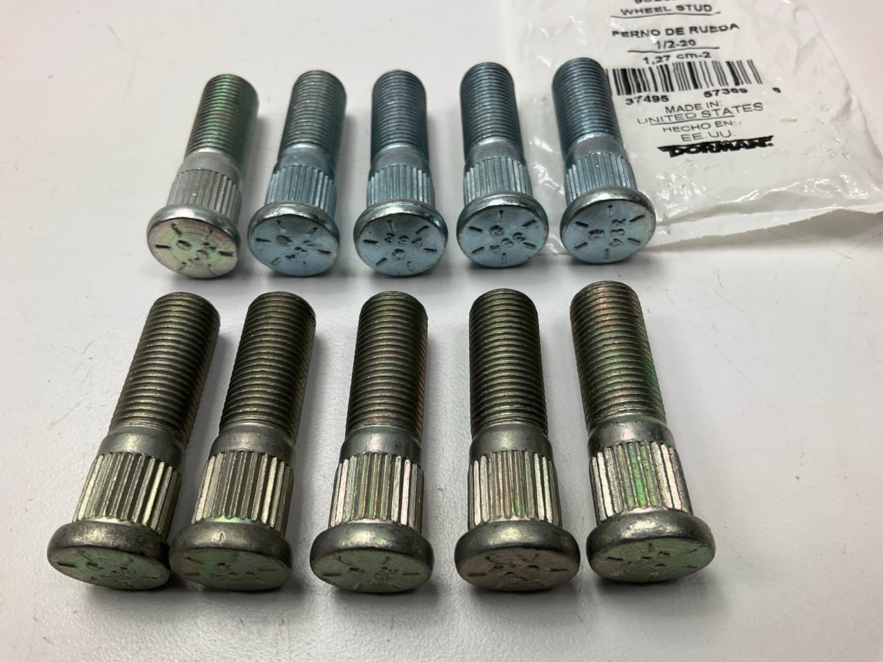 (10) Dorman 610-394 Wheel Lug Studs