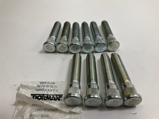 (10) Dorman 610-424 Front Wheel Lug Studs