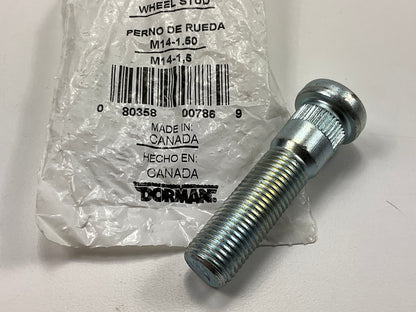 Dorman 610-435 M14-1.50 Serrated Wheel Lug Stud - 15.96mm Knurl, 57.94mm Length