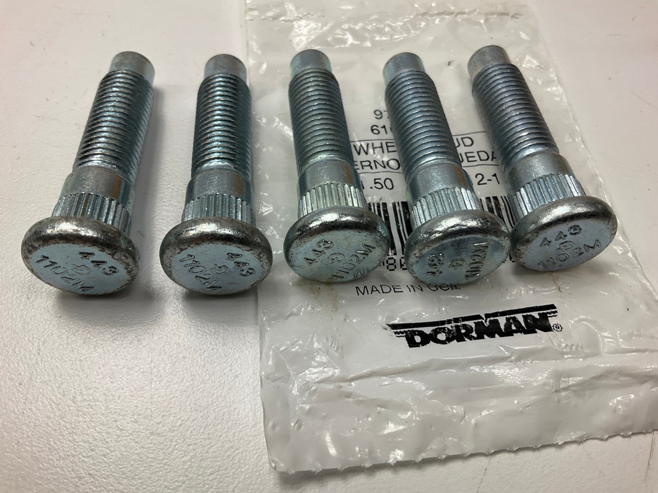 (5) Dorman 610-443 Wheel Lug Studs