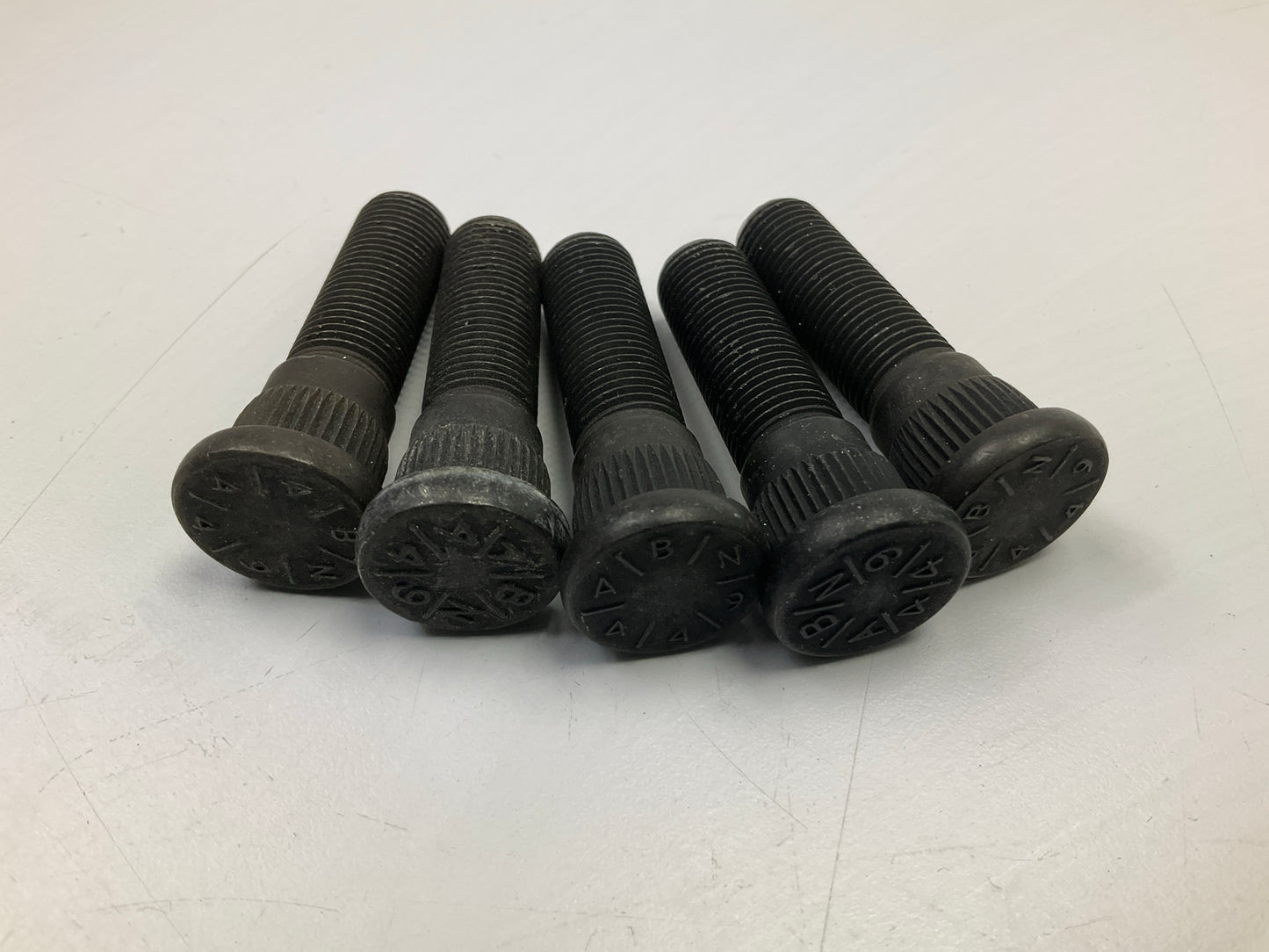 (5) Dorman 610-449 1/2-20 Serrated Wheel Lug Stud - .627'' Knurl, 1-15/16'' Length