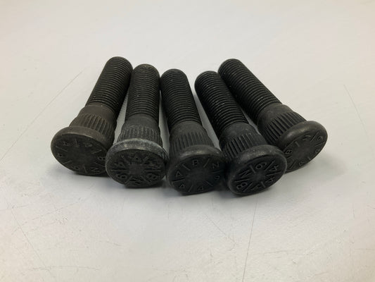 (5) Dorman 610-449 1/2-20 Serrated Wheel Lug Stud - .627'' Knurl, 1-15/16'' Length