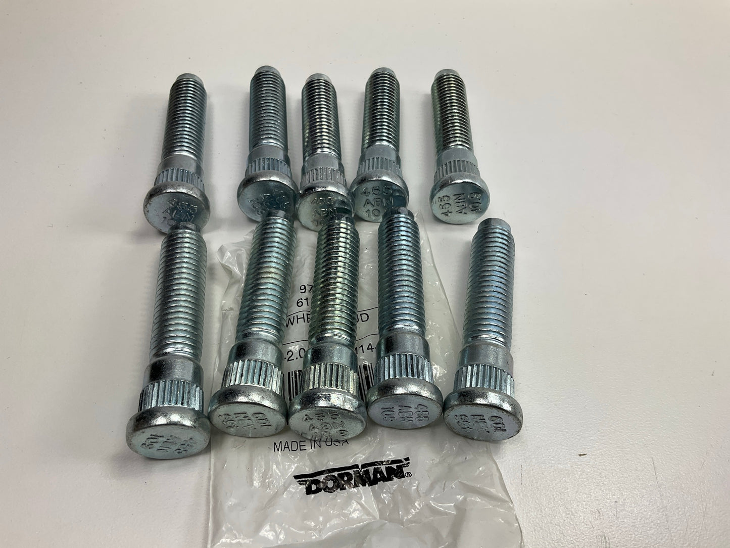 (10) Dorman 610-455 Wheel Lug Studs