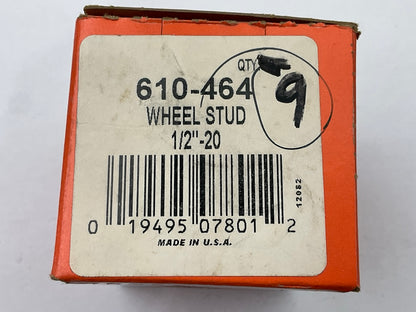 (9) Dorman 610-464 Wheel Lug Studs