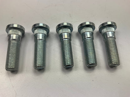 (5) Dorman 610-474 - M12-1.50 Serrated Wheel Stud With Clip Head