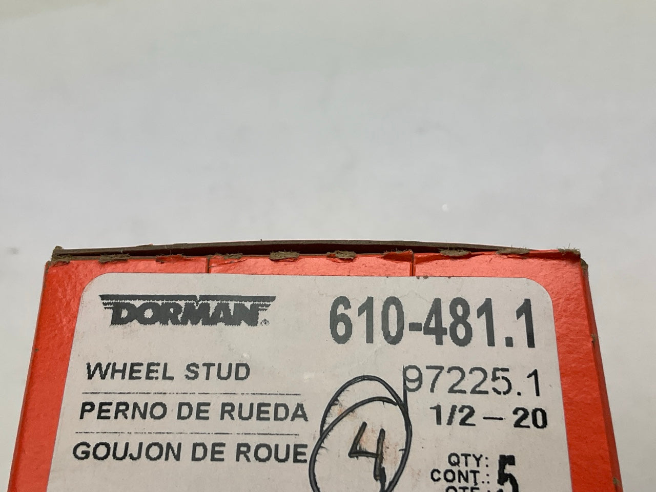 Dorman 610-481 Wheel Lug Stud