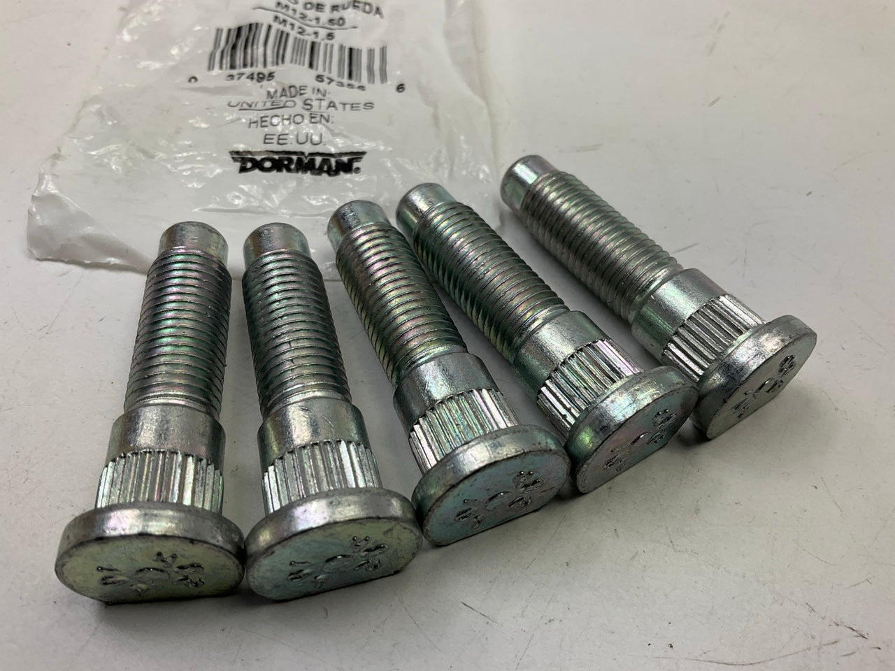 (5) Dorman 610-482 Wheel Lug Studs