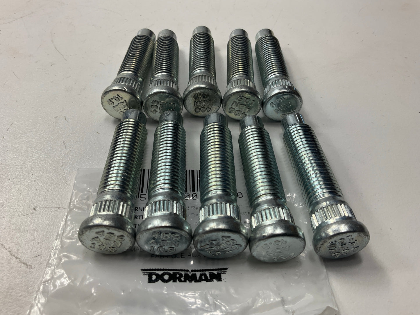 (10) Dorman 610-486 Wheel Lug Studs