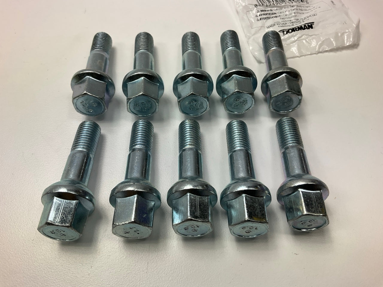 (10) Dorman 610-498 Wheel Lug Bolts