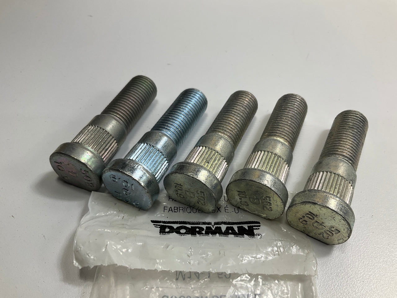 (5) Dorman 610-502 Wheel Lug Studs