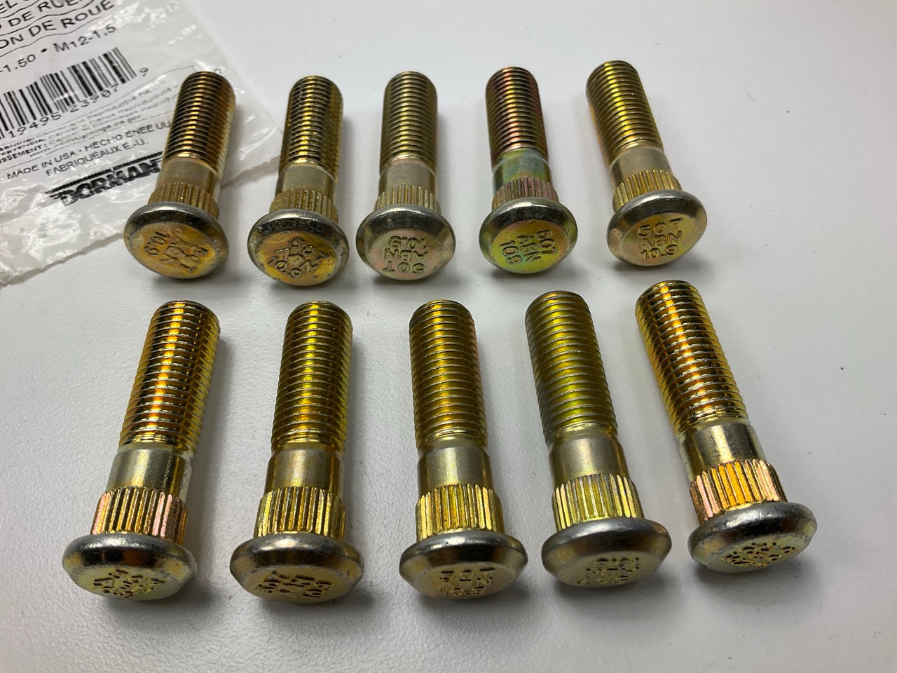 (10) Dorman 610-507 Wheel Lug Studs