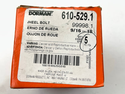 (5) Dorman 610-529 Wheel Lug Studs