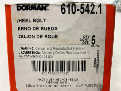 (5) Dorman 610-542 Wheel Lug Studs