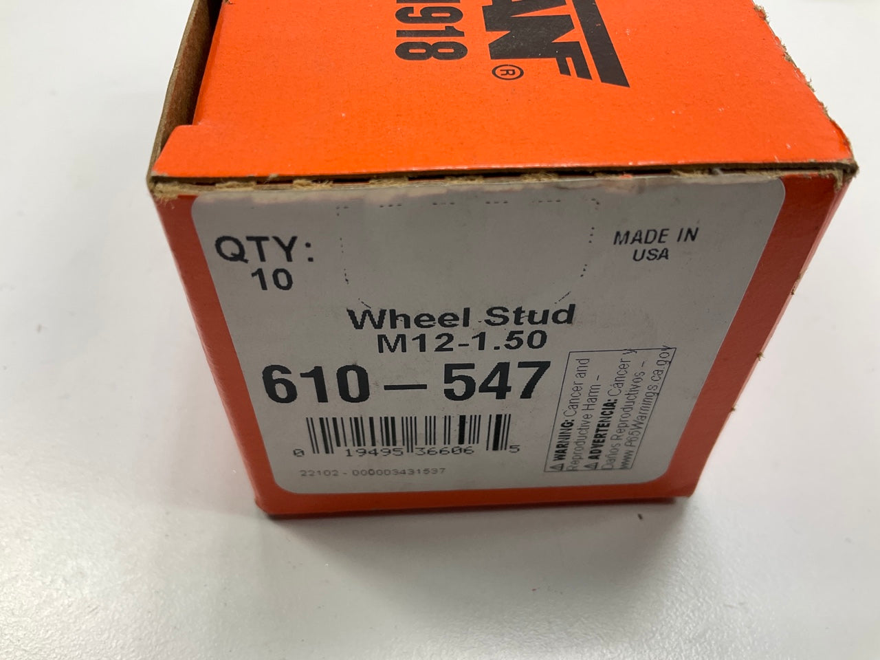 (10) Dorman 610-547 Wheel Lug Studs