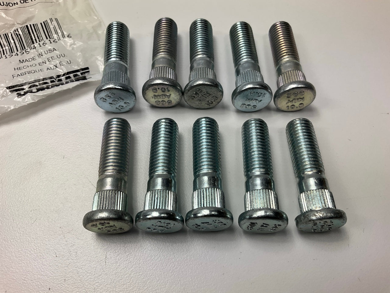 (10) Dorman 610-568 Wheel Lug Studs