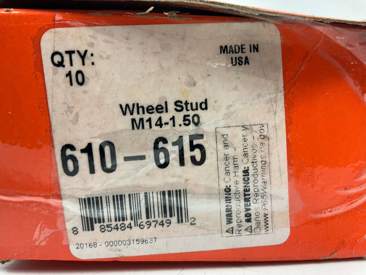 (6) Dorman 610-615 Wheel Lug Studs