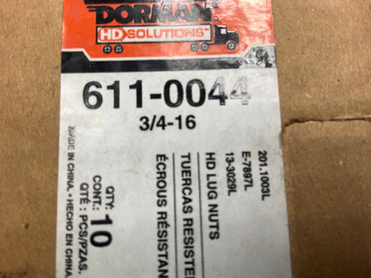 (3) Dorman 611-0044 3/4''-16 Wheel Lug Nut, Standard 13/16'' Square Hex 3.06 In
