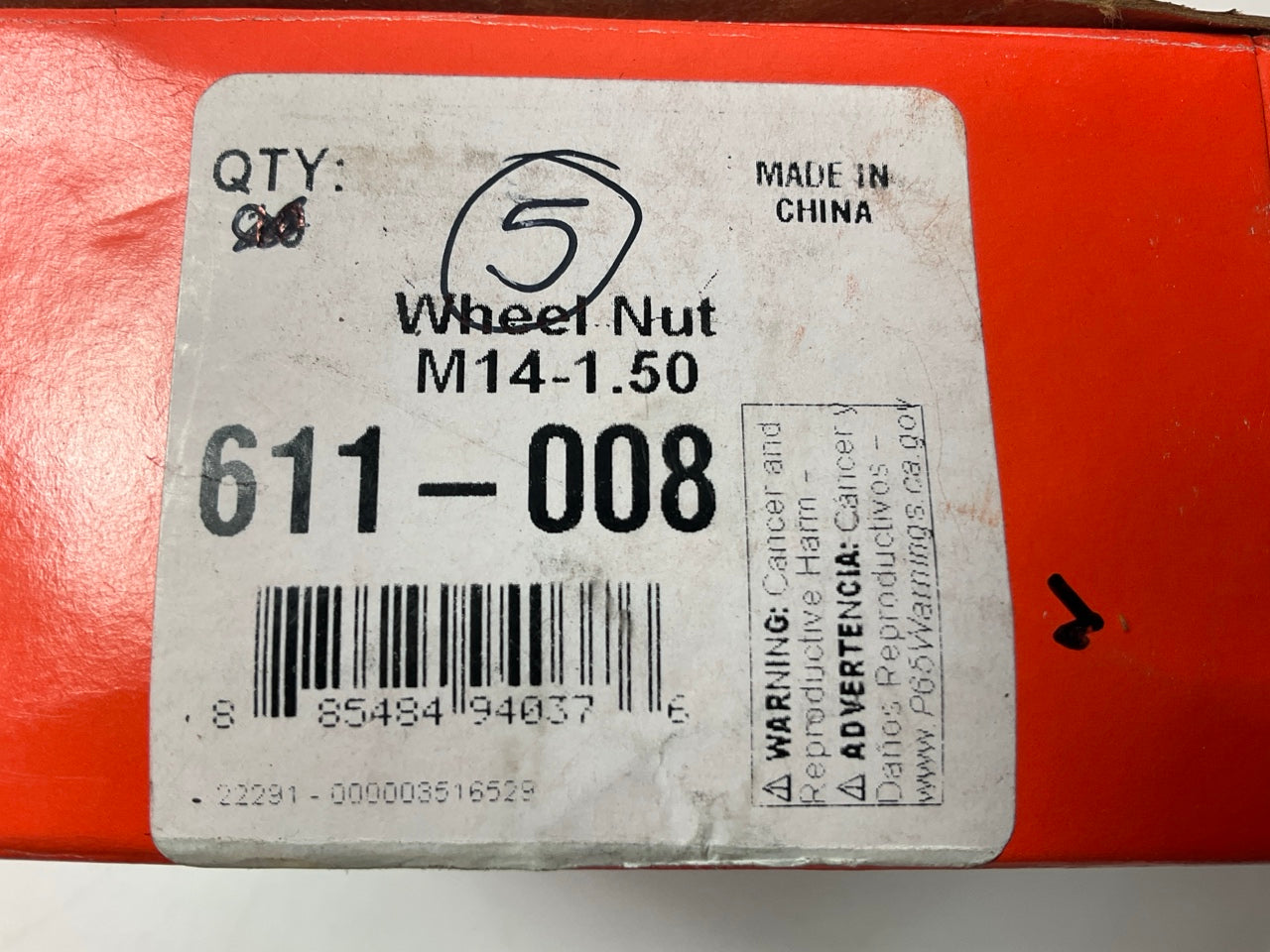 (5) Dorman 611-008 Wheel Lug Nuts